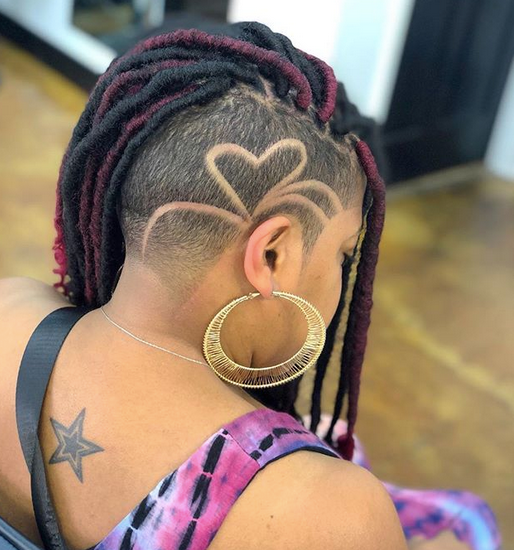We Found The Best Braid and Loc Undercuts Instagram Has To Offer
